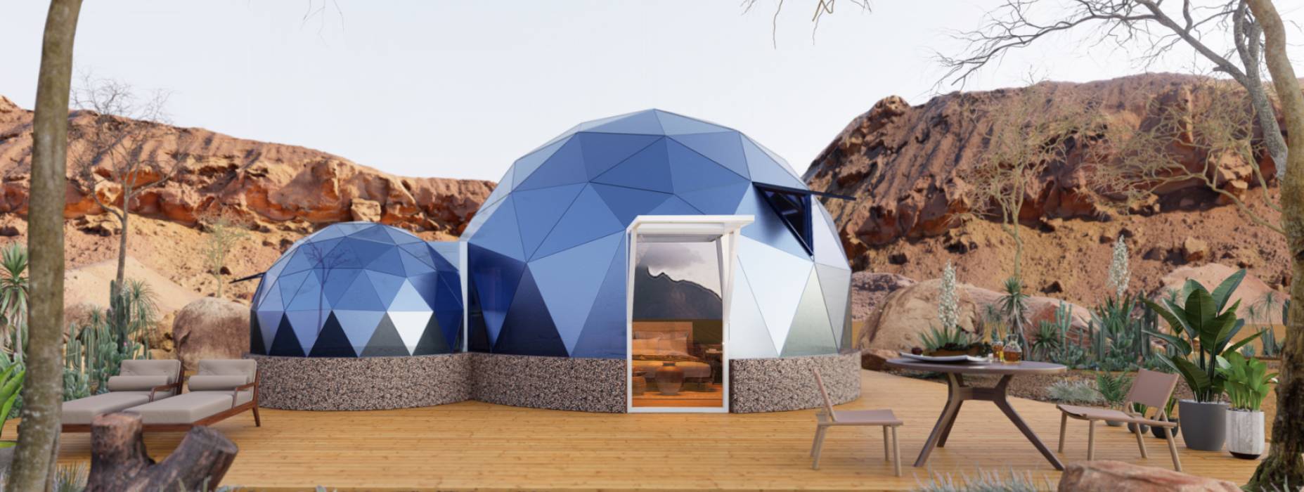 道县球形智能光伏玻璃星空房